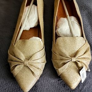 Torrid Gold Glitter Loafer